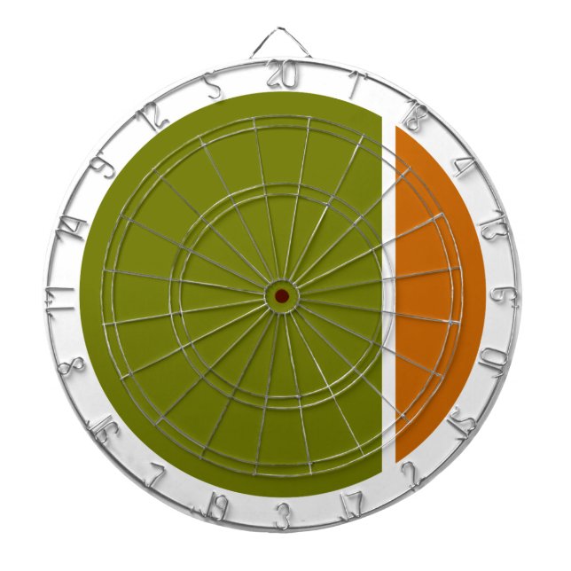 Tablero Dardos círculos de esmagamento de cores (Frente)