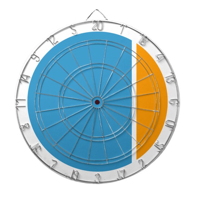 Tablero Dardos círculos de esmagamento de cores (Frente)