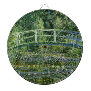 Tablero Dardos Claude Monet Water Lily e Ponte Japonesa