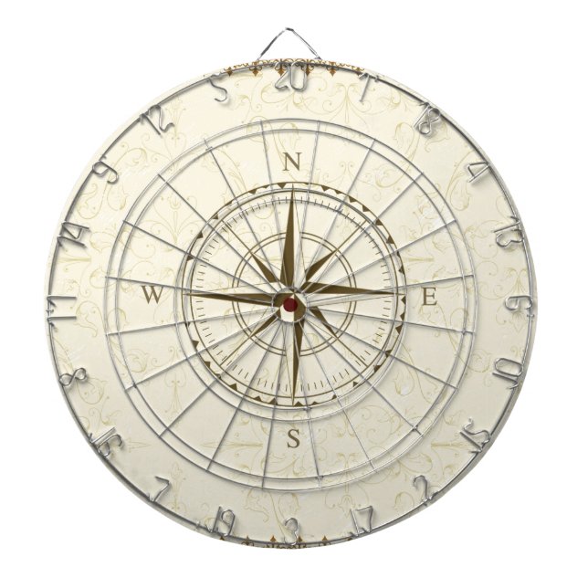 Tablero Dardos compasso vintage sudoeste (Frente)