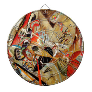 Tablero Dardos Composição Abstrato de Kandinsky