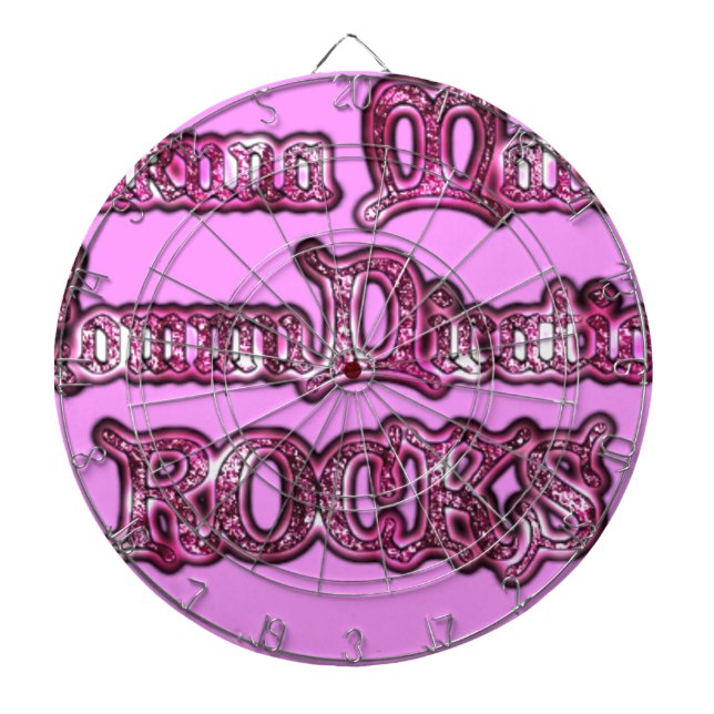 Tablero Dardos Comunicação de Hakuna Matata ROCKS Art Impressão (Frente)