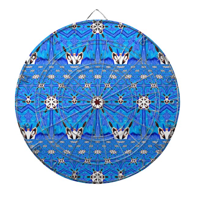 Tablero Dardos conselho dart design grade da matriz azul (Frente)