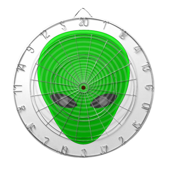 Tablero Dardos Controle da cabeça da alienígena (Frente)