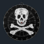 Tablero Dardos Conversa como um dia do pirata<br><div class="desc">Fale como um preto do dia do pirata telhado no branco</div>