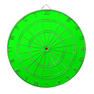 Tablero Dardos cor sólida verde fluorescente