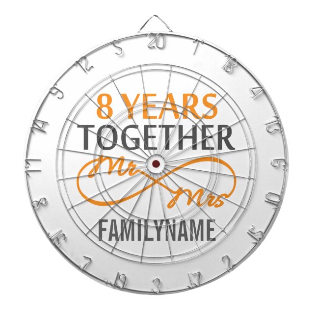 Tablero Dardos Costume, Sr. e Sra. 15 (Frente)