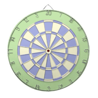 Tablero Dardos Dart Board: Creme, Pálido Roxo E Verde Claro
