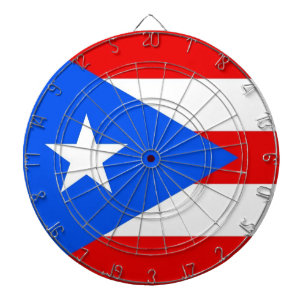 Tablero Dardos Dartboard com a bandeira de Puerto Rico, EUA