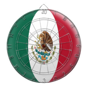 Tablero Dardos Dartboard com a bandeira mexicana de México de 6