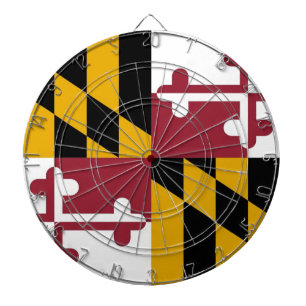 Tablero Dardos Dartboard com Flag de Maryland, EUA