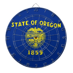 Tablero Dardos Dartboard com Flag de Oregon, EUA