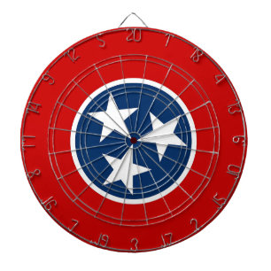 Tablero Dardos Dartboard com Flag do Tennessee, EUA