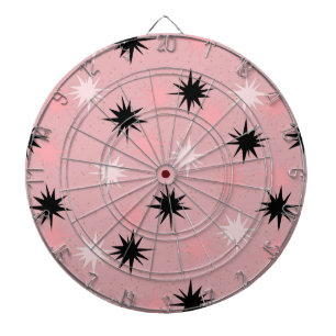 Tablero Dardos Dartboard de Starbursts Atômicos Rosa