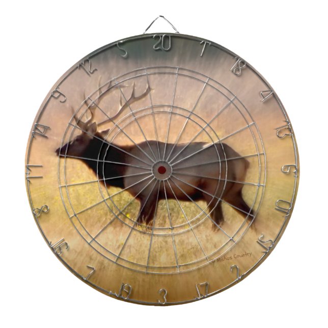 Tablero Dardos Dartboard dos alces (Frente)
