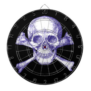 Tablero Dardos Dartboard dos ossos do crânio e da cruz