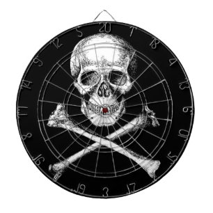 Tablero Dardos Dartboard dos ossos do crânio e da cruz