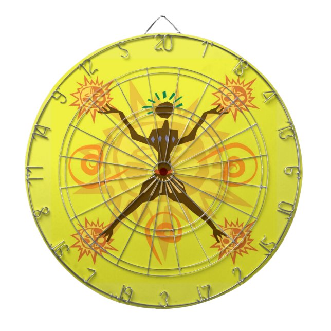 Tablero Dardos Design africano (Frente)