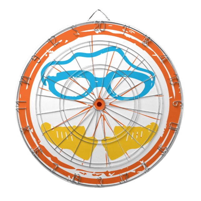 Tablero Dardos Design de diversão Triathlon (Frente)