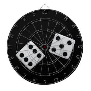 Tablero Dardos Dice On Black Dart Board