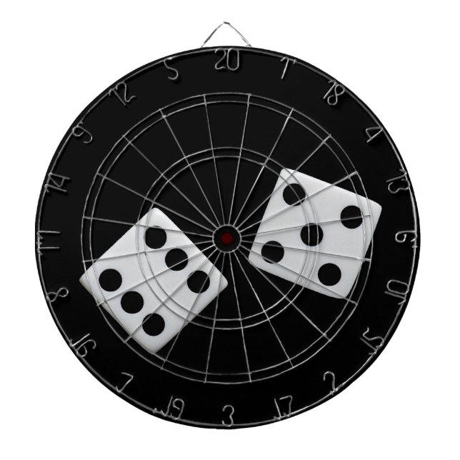 Tablero Dardos Dice On Black Dart Board (Frente)