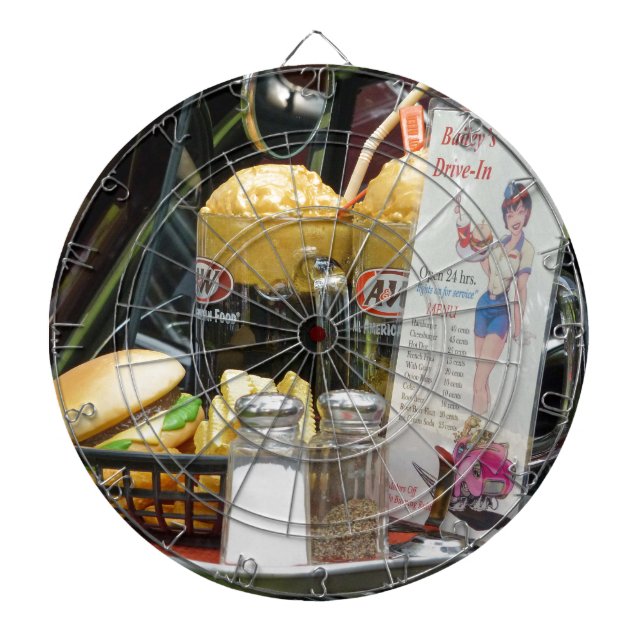 Tablero Dardos Dinheiro fino (Frente)