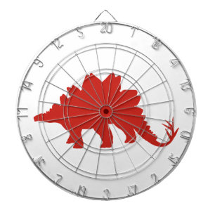Tablero Dardos Dinossauro Vermelho