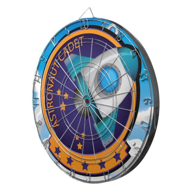 Tablero Dardos Distintivo de Cadete Astronauta (Frente Direita)