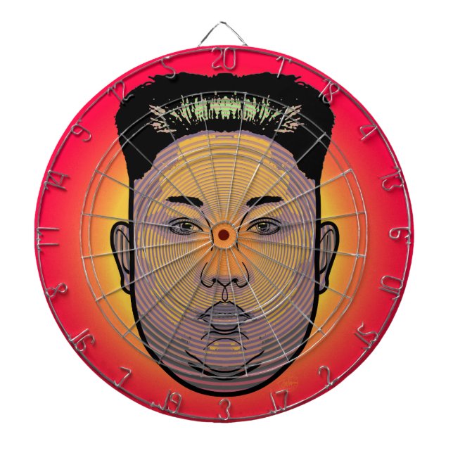 Tablero Dardos Ditador Fazer Dartboard do Un de Kim Jong (Frente)