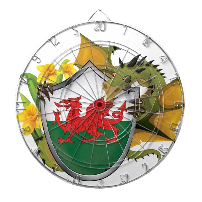 Tablero Dardos Dragão Galês (Frente)