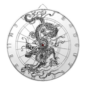 Tablero Dardos Dragão japonês - no estilo chinês