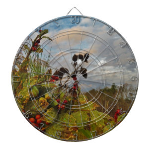 Tablero Dardos Elegante Holly Christmas,