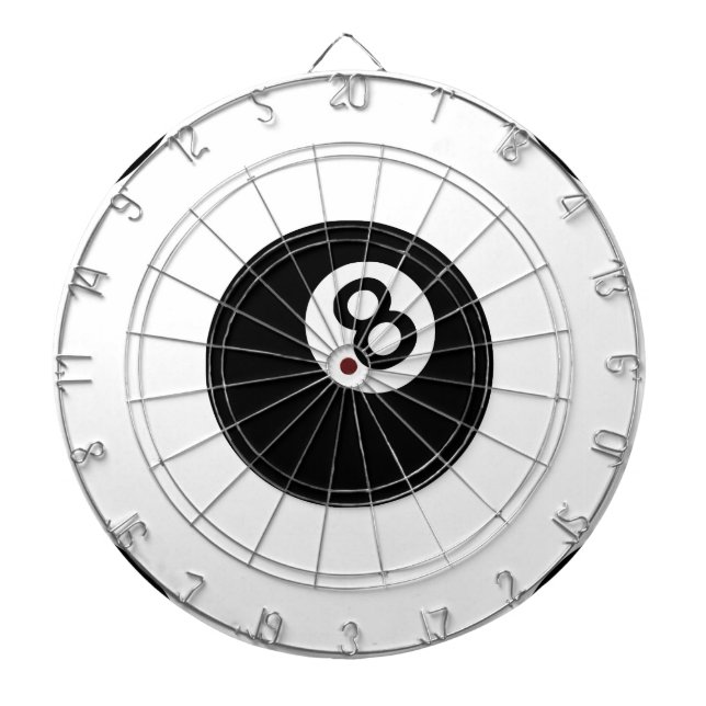 Tablero Dardos emoji oito bolas (Frente)