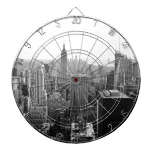 Tablero Dardos Empire States Building Manhattan