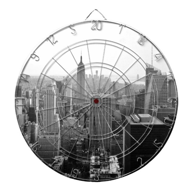 Tablero Dardos Empire States Building Manhattan (Frente)