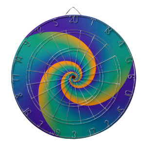 Tablero Dardos Espirais em Segundo Plano abstrato soft V