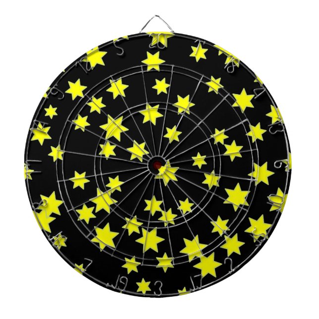 Tablero Dardos Estrelas Amarelas (Frente)