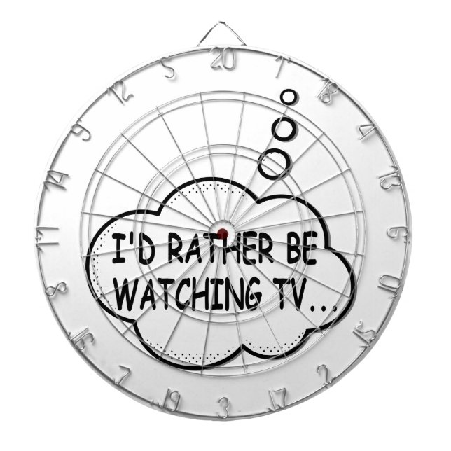 Tablero Dardos Eu Preferencialmente De Assistir À TV (Frente)