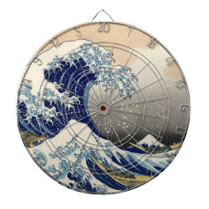 Tablero Dardos Excelente Wave Kanagawa - Pintura Japonesa