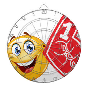 Tablero Dardos fã de esportes emoji