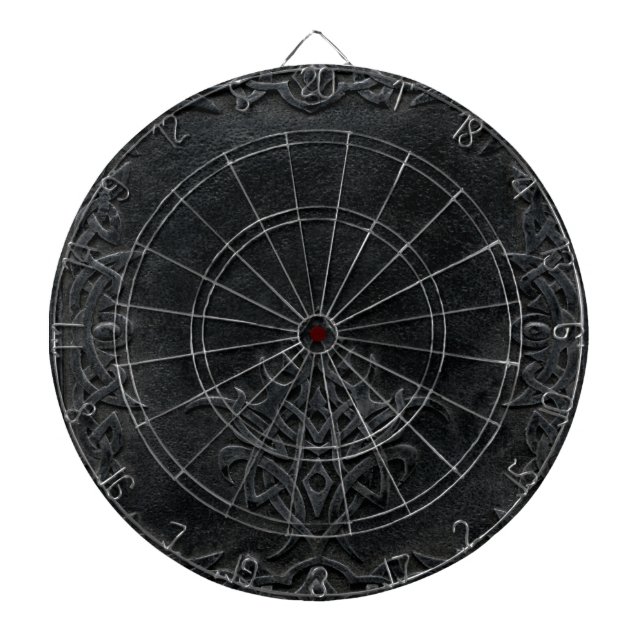 Tablero Dardos Falln Dark Tribal (Frente)