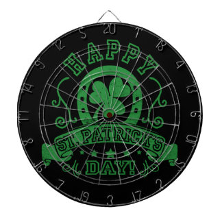 Tablero Dardos Feliz Dia de São Patrício Shamrock