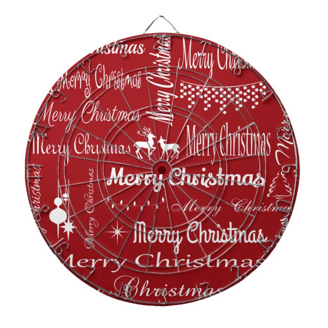 Tablero Dardos Feliz Natal (Frente)