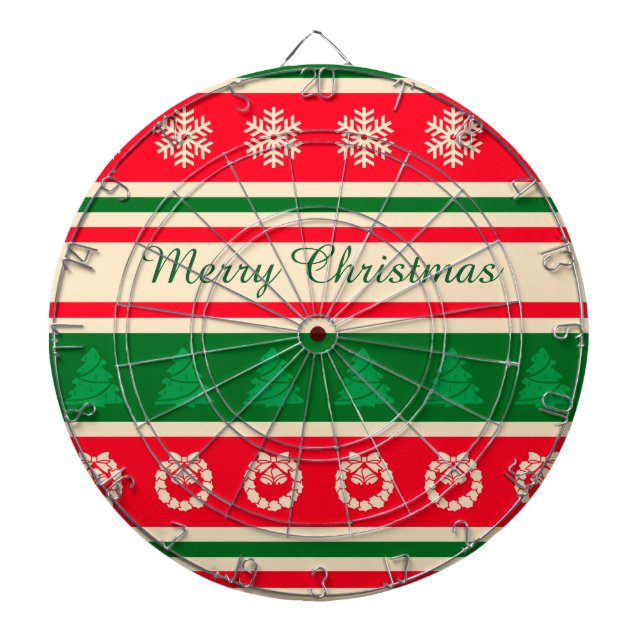 Tablero Dardos Feliz Natal (Frente)