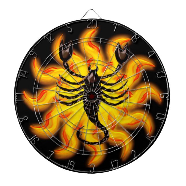 Tablero Dardos Fiery Scorpio (Frente)