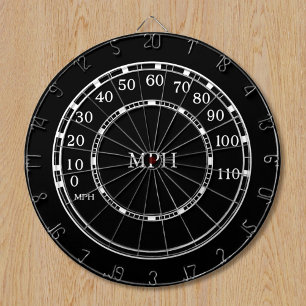 Tablero Dardos Figuras do indicador de velocidade MPH Dart Board