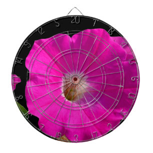 Tablero Dardos flor de petúnia rosa
