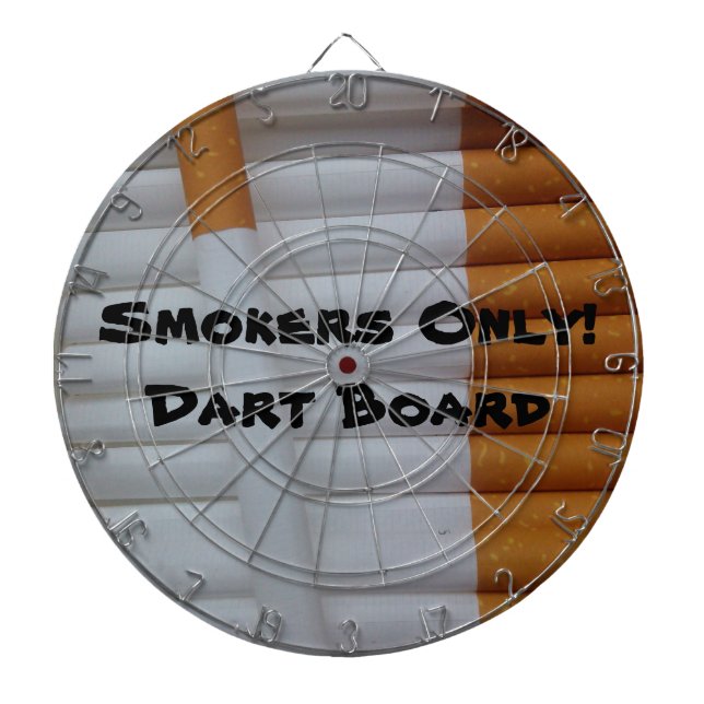Tablero Dardos Fumadores Apenas! Placa Dart (Frente)