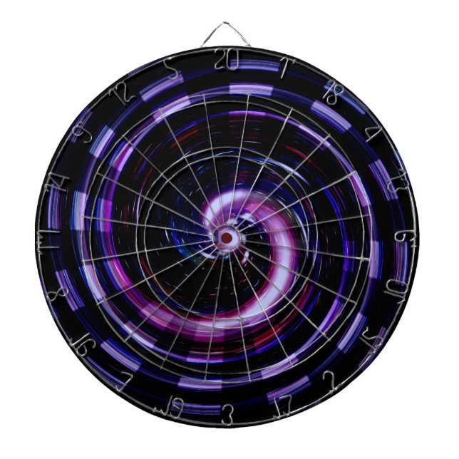 Tablero Dardos Galáxia colorida fantástica (Frente)