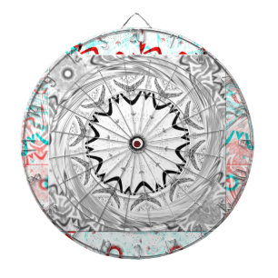 Tablero Dardos Geometria Ciana Rosa África